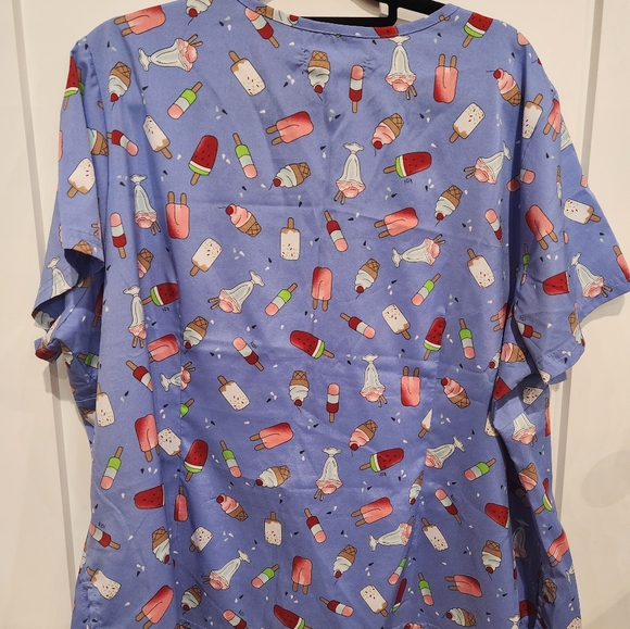 Koi Basics Plus Size Scrub Top - Picture 3 of 4